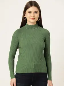 Monte Carlo Women Self-Striped Pullover