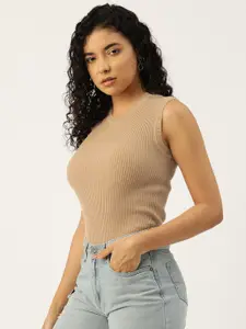 Monte Carlo Women Ribbed Sleeveless Pullover