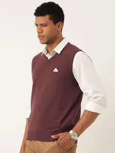 Monte Carlo Men Solid Sweater Vest