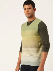 Monte Carlo Striped Cotton Sweater Vest