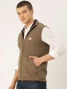 Monte Carlo Woollen Sleeveless Cardigan