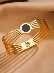 MYKI Women Gold-Plated Kada Bracelet