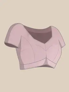 kasee Floral Embroidered Sequinned Organza Saree