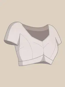 kasee Floral Embroidered Poly Gerogette Saree