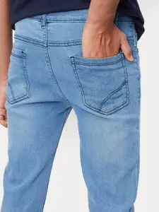 max Boys Mildly Distressed Light Fade Jeans