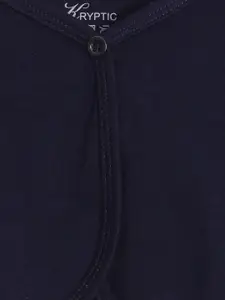 Kryptic Infants Girls Pack Of 2 Crop Pure Cotton Button Shrugs