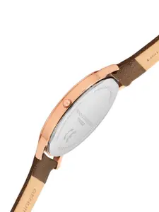 French Connection Men Dial & Leather Straps Analogue Watch