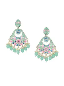 Priyaasi Gold-Plated Contemporary Chandbalis