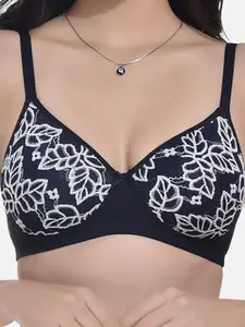 StyFun Pack Of 2 Printed Full Coverage Lightly Padded All Day Comfort Bra