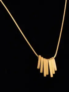 MYKI Gold-Plated Pendant With Chain