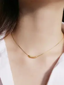 MYKI Gold-Plated Pendant With Chain