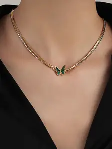 MYKI Gold-Plated Pendant With Chain