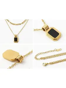 MYKI Gold-Plated Pendant With Chain