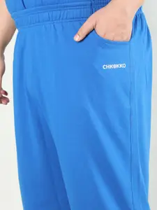 CHKOKKO Men Plus Size Relaxed-Fit Track Pants