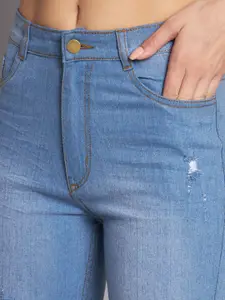 BAESD Women High-Rise Flared Stretchable Jeans