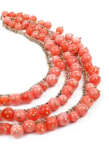 ODETTE Gold-Plated Beaded Layered Necklace