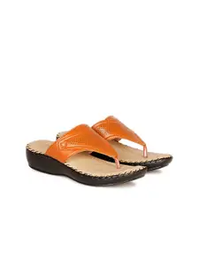 Denill Textured Open Toe Flats