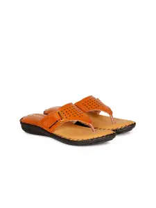 Denill Textured Open Toe Flats