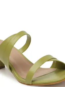 ICONICS Open Toe Kitten Heels