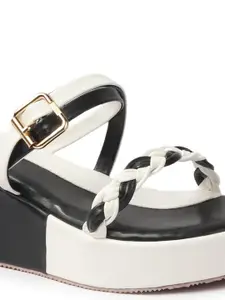 TRYME Wedge Sandals with Bows