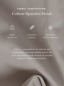 Andamen Men Signature Core Ultra Easy Wash Mid-Rise Cotton Chinos Trouser