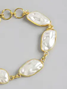 Anouk American Diamond Gold-Plated Bracelet