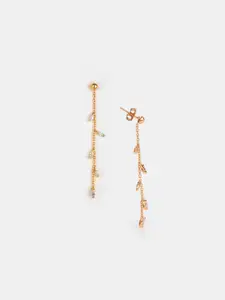 SHAYA Trailing Vines Earrings & Necklace Matching Set Crafted In Gold Plated 925 Silver