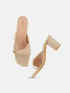 DressBerry Women Embellished Block Heel Sandals