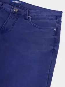 DAGERRFLY Men Slim Fit Mid-Rise Clean Look Stretchable Jeans