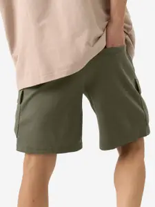 The Souled Store Men Mid-Rise Cargo Shorts