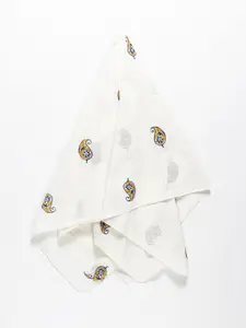 Contrast Living Women Ethnic Motifs Printed Pure Cotton Scarf