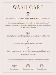 Pink Fort Geometric Print Keyhole Neck Roll-Up Sleeves Cotton Top