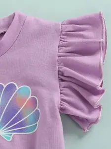 INCLUD Girls Printed Top With Trouser