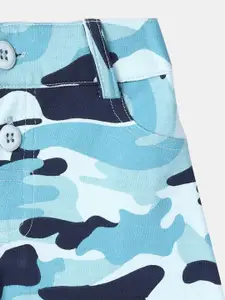 YK Girls Camouflage Printed Pure Cotton Shorts
