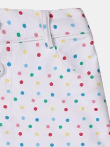 YK Girls Geometric Printed Pure Cotton Shorts