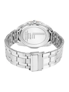 LOREM Men Embellished Dial & Stainless Steel Bracelet Style Straps Analogue Watch-LR115-A