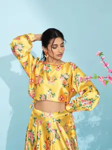 Gajra Gang Printed Ready to Wear Lehenga &