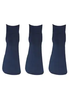 Bonjour Pack of 3 Men Ankle Length Odor Free Breathable Bamboo Cotton Socks