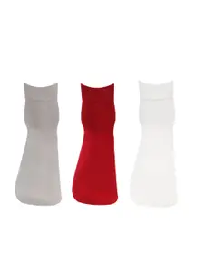 Bonjour Pack of 3 Men Ankle Length Odor Free Breathable Bamboo Cotton Socks