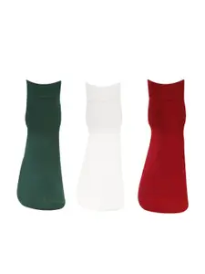 Bonjour Pack of 3 Men Ankle Length Odor Free Breathable Bamboo Cotton Socks
