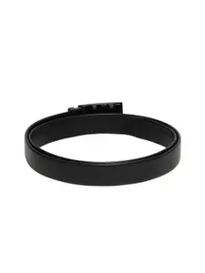 Kastner Men Textured Slider Buckle Closure Formal Belt