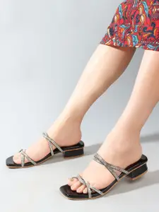 Lavie  Embellished Block Sandals