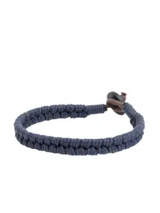 WROGN Men Leather Bracelet & Analog Watch Gift Set