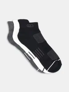 Ajile by Pantaloons Men Pack Of 3 Patterned Ankle Length Socks