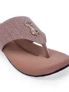 sneakers villa Strappy T-Strap Flats