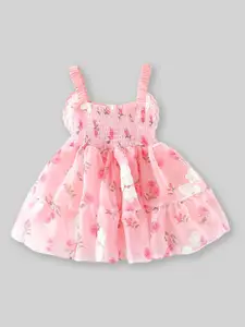 INCLUD Girls Floral Print Fit & Flare Dress