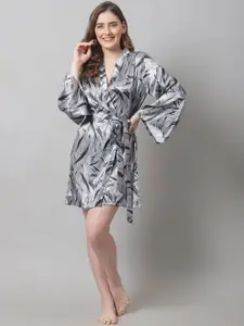 Claura Women Printed Robe