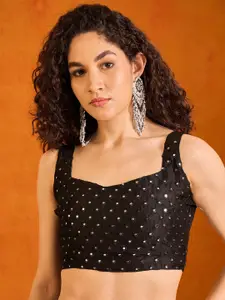 Saree mall Floral Poly Georgette Bagru Sarees