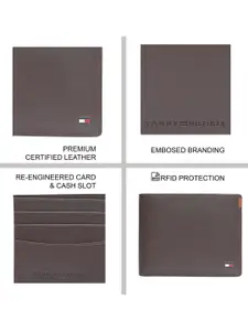 Tommy Hilfiger Men Leather Two Fold Wallet