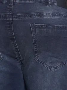 John Pride Men Mid Rise Clean Look Light Fade Stretchable Jeans